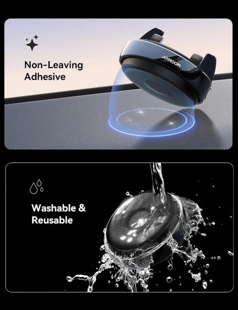 JOYROOM 360 Car Phone Holder Mount, Adjustable & Avoid Sun Glare Phone Holder for Car, Slip Free Spring Snap Design