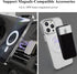2 PCS Universal MagSafe Ring, Magnetic Adapter Sticker Compatible with iPhone 15/14/13/12/11 Pro Max Mini & Galaxy