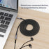 TRRS Headphone Extension Cable, 4 Pole 3.5mm Stereo Jack Male to Female Aux Extension Cable, 8FT