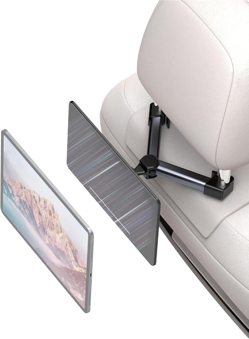 QJYKIONE Magnetic Car Headrest Tablet Holder for iPad Pro 12.9 & iPad Air