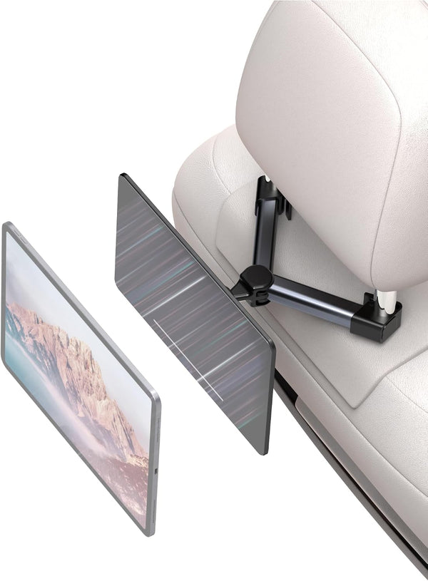 QJYKIONE Magnetic Car Headrest Tablet Holder for iPad Pro 12.9 & iPad Air