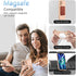 UEEBAI 11 6.1 inch, Magnetic Case for iPhone Cute Plating Love Hearts Pattern Case Compatible with MagSafe Charger Soft