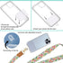 Piefly Phone Lanyard Crossbody Strap, Floral Flower Cell Phone Lanyard for Women, Wrist Strap Wristlet Adjustable