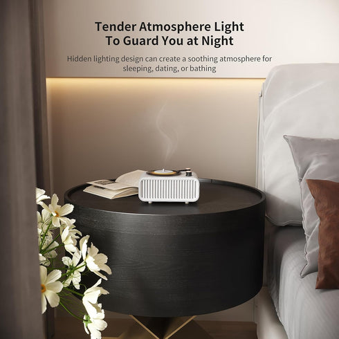 Vivilumens Bluetooth Wireless Speakers, 3 in 1 Portable Speakers with Freesia Scent, Small LED Night Light for Home