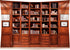 DULUDA 7x5 FT Brown Bookshelf Backdrop Library Modern Bookcase Office Backdrop Video Recording Internal Conference Room