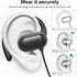 USB C Headphones Over-Ear Buds Hooks Wired Earbuds & Mic for Sports Running, Volume Control, USB Type C Open Ear