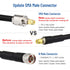 XRDS-RF KMR400 SMA to N Cable 35ft, Low Loss Extension Cable with N-Male to SMA-Male Connector, 50 Ohm