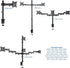 VIVO 1 27 inches, PT-SD-AM01A Fully Adjustable Single Monitor Arm for Desk Mount Stand, Monitor Arm for Screen up