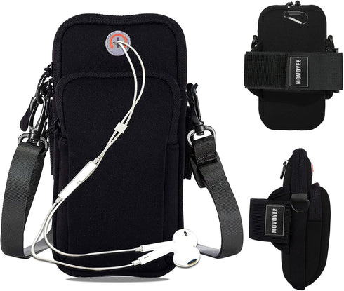 Phone Holder for Running Armband, Cell Phone Purse Small Crossbody Bags for iPhone 15 14 13 12 11 Pro Max Galaxy
