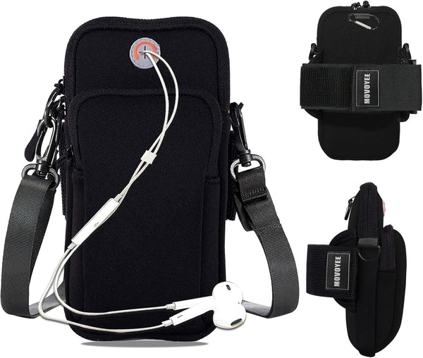 Phone Holder for Running Armband, Cell Phone Purse Small Crossbody Bags for iPhone 15 14 13 12 11 Pro Max Galaxy