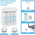 winbasic 1.5V (4-Bay 3600mWh (4 Pack) Rechargeable Lithium AA Batteries with Charger Independent Slot), Long Lasting