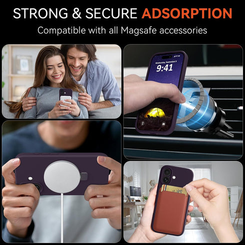 Vanxiliiy 17 17 Compatible with iPhone Case Stand, Slim Comfortable Liquid Silicone Phone Cases Fit for iPhone