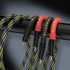 HiFi Interconnect Cable - 2RCA Male to Dual RCA Male AV Cables, Digital & Analogue Subwoofer Stereo Audio Cable for