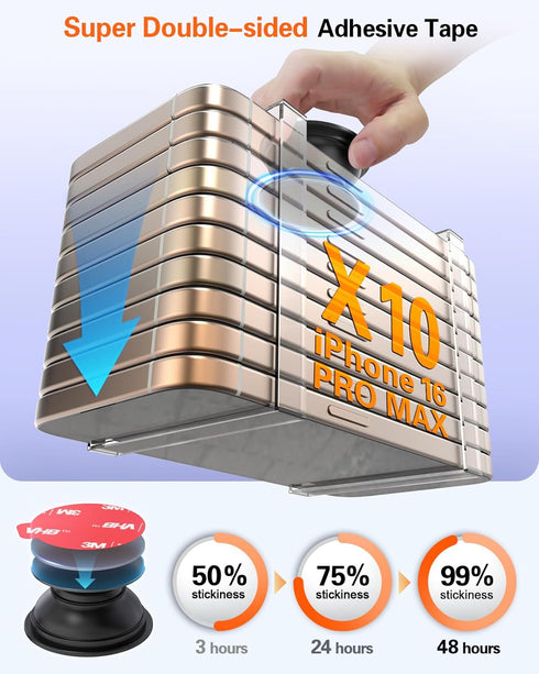 volport Extra 3M Tape Super Sticky Adhesive Replacement and Phone Magnet Sticker Disc for Grip Stand Socket Base
