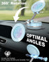 GiieeGii 2026 Gen-3 Mount,360 17/16/15/14/13/12/Android Magnetic Phone Holder for MagSafe Car Adjustable Vacuum Suction