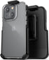 ENCASED Designed for iPhone 13 Case with Belt Clip Holster - Clear