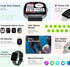 Smart Watch for Women Men - 1.83" Fitness Activity Trackers - Answer/Make Calls - Heart Rate Sleep Tracker, Compatible