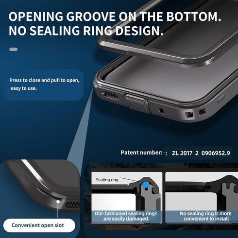 Shop Motorola Moto G Play 2024 Waterproof Case - IP68 Dustproof, Shockproof, Rugged Full Body Cover with Screen