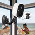 WiTi Suction Cup Mount with Universal Screw Adapter, Compatible with New Outdoor/Blink XT2 and Indoor Camera (Black)