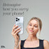 Case-Mate Phone Charm with Beaded Silver Pearls | Detachable Anti Theft Phone Strap | Hands-Free iPhone Wrist Strap for