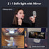 Nagnahz (M27 Magnetic Selfie Light Compatible with MagSafe iPhone, Multiple Folding LED Phone Photo Beauty Fill Ring