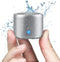 EWA A106 Wireless Mini Bluetooth Speaker with Custom Bass Radiator, Portable for Home, Outdoors (Silver)