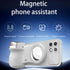 Yunseity Magnetic Phone Camera Grip, Ergonomic BT Selfie Handle with Wireless Shutter Key, Compatible with Tripod
