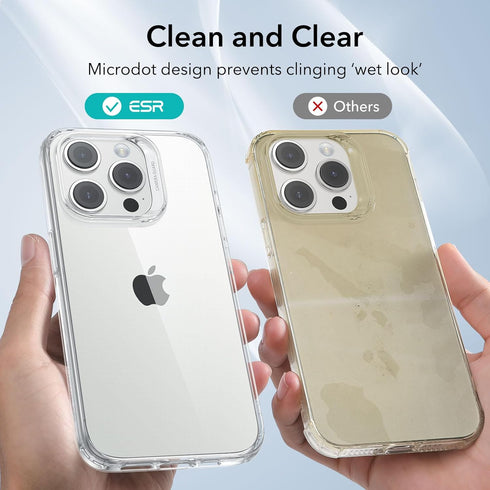ESR 14 13 Clear Case for iPhone Case and iPhone Case, Shockproof Thin Silicone Cover, Yellowing-Resistant Slim