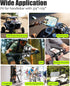 Charchendo 4-13'' Anti Shake Universal E-Bike Handlebar Tablet Mount with Anti Fall Strap, Motorcycle/Bike/Electric