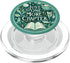 Just One More Chapter Bookish Reading Botanical Teal PopSockets PopGrip for MagSafe