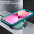 Military Grade 3 in 1 Heavy Duty Shockproof Case for iPhone 13 Mini, Drop Proof/Dust Proof with 2Pcs Tempered Glass
