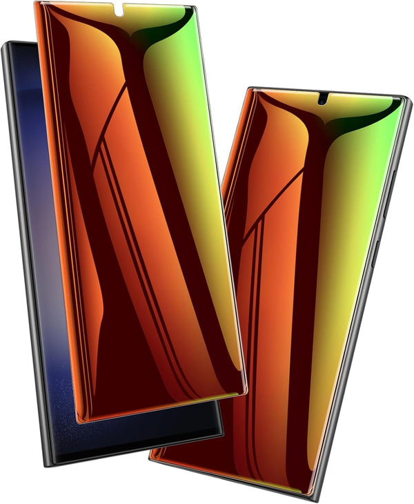 Samsung Galaxy S23 Ultra Privacy Screen Protector by LYWHL - 2 Pack, Anti-Spy, Anti-Blue Light, 6.8” Touch Sensitive