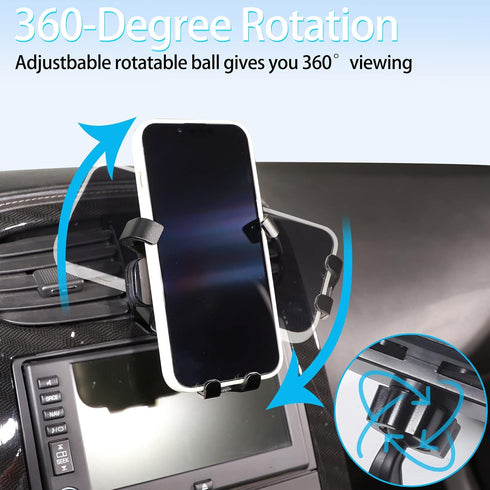 Lcojicep Car Phone Holder, Compatible with Corvette C6 2005-2013, Car Phone Mount Accessories for All Mobile Phones