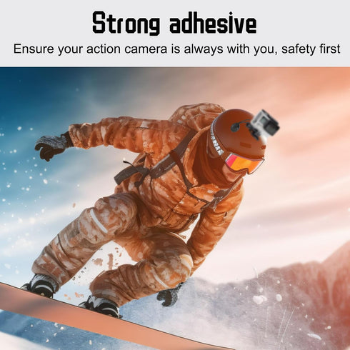 lasuroa 4pcs Insta360 x4 x3 Action Camera Safety Tether with High-Bond Adhesive Pads, Strong Adhesive Stickers Strap