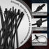 30PCS Push Mount Cable Zip Tie, Self Locking Cable Strap for Indoor Wire Tying
