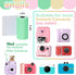 9 Rolls Kids Instant Camera Print Refill Paper, Photo Printer Thermal Paper for Kid's Instant Camera Favors, Candy Color