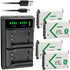 Kastar 4-Pack NP-BX1 Battery and LTD2 USB Charger for Sony NP-BX1, Type X Rechargeable Battery Pack, Sony ZV-1