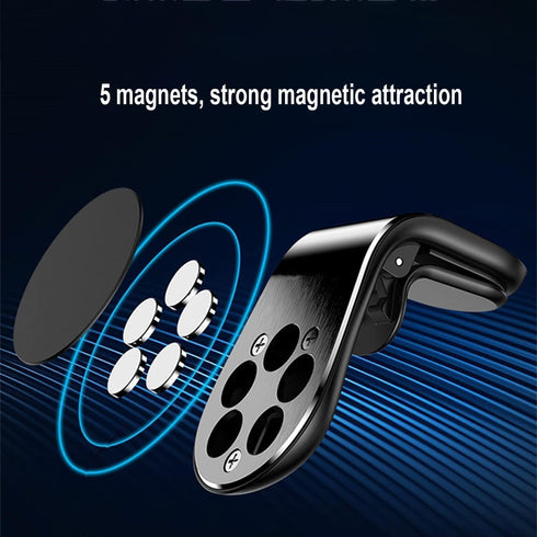 Mozff Black Universal Holder Clip Car Air Vent Magnetic Mount Holder Bracket for Cell GPS Suporte Celular Car Cell