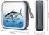 LZQPOEAS 40-Disc Bluefin Tuna Thunnus Capacity Cd Storage Wallet With Handle, Protective Travel Case For Dvds