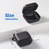 UGREEN Waterproof Earphone Case for AirPods Pro and JLab Earbuds, Includes Stainless Steel Carabiner, Black