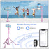 Sensyne 62" Phone Tripod & Selfie Stick, Extendable Stand with Wireless Remote, Compatible with iPhone Android Phone