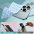 DreamsLink.LC Silicone Double-Sided Suction Phone Case Detachable Mount, ASMR/Fidget Sticky Phone Grip Hands-Free Phone