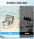 60W Phone Charging Station for Multiple Devices, 6-Port USB Charging Dock with 6 Cables for iPad, iPhone, Tablet, Cell