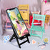 BOGEEL Foldable Chair Phone Stand Portable Holder and Adjustable Phone Stand for Smartphones,Plastic