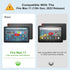 BYCeKe 11(13th 2023 11 Cute Case for Kindle Fire Max Generation, Release), Durability PU Leather Slim Folio Folding