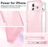 DUEDUE 17 17 6.3", for iPhone Pro Case, Glitter Anti-Yellowing Shockproof Protective Transparent Cover Bling Sparkle