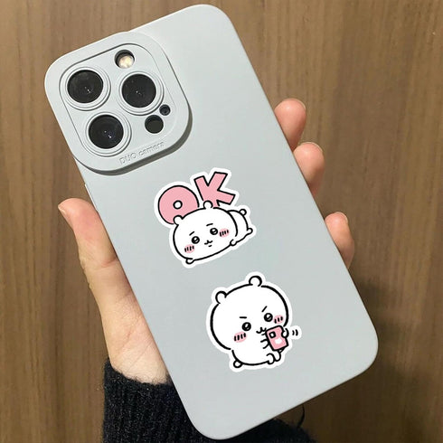 60pcs Kawaii Chiikawa Stickers for Kids Travel Case, Cute Japanese Cartoon Vinyl Stickers for Teens
