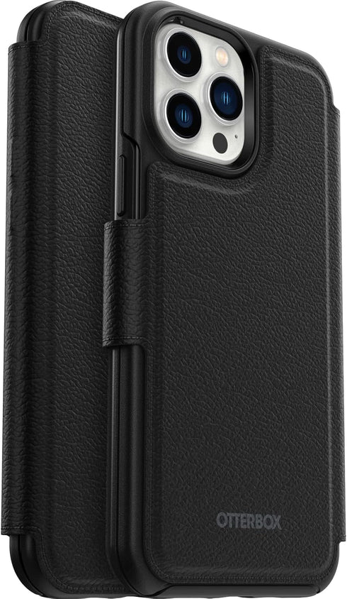 OtterBox Detachable Folio Wallet for MagSafe - iPhone 12 Pro Max & 13 Pro Max - SHADOW (Black) (Case Sold Separately)