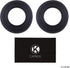 72mm Rubber Camera Lens Hood, Set of 2, Collapsible, Sun Shade/Shield, Reduces Lens Flare and Glare
