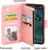 Asuwish Phone Case for Google Pixel 6A 5G 2022, Wallet Cover with Tempered Glass Screen Protector, Flower Leather Flip